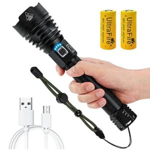 P90 LED Rechargeable Tactical Laser Flashlight